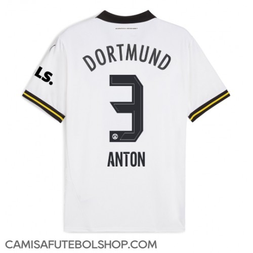 Camisa de time de futebol Borussia Dortmund Waldemar Anton #3 Replicas 3º Equipamento 2024-25 Manga Curta